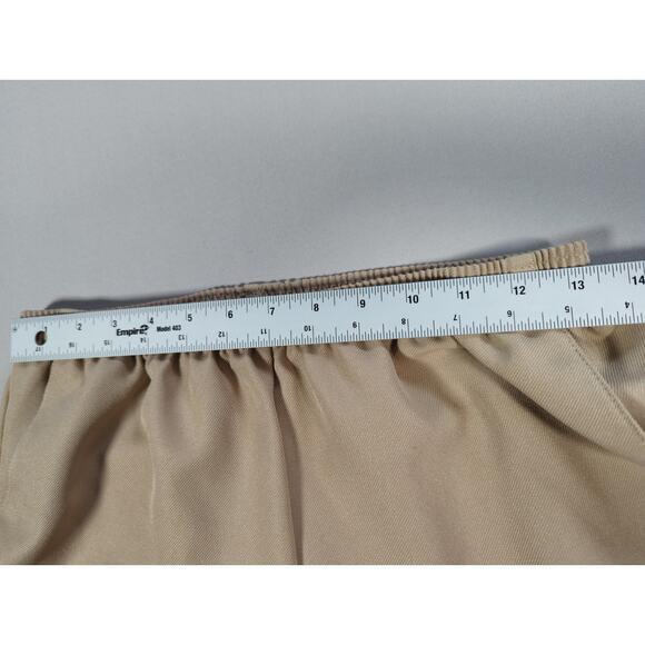 Alfred Dunner Pull On Pants 10P Petite Beige Straight Leg Dress Polyester - Picture 7 of 11